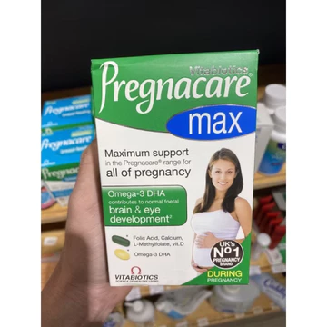 (Pregnacare Max ) Vitamin Tổng Hợp Cho Bà Bầu, Omega 3, DHA Bầu, Sắt, Vitamin D (Hộp 84 Viên)