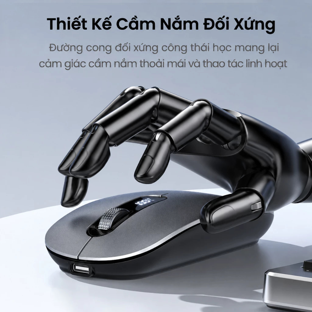 Acer OMW311 Chuột Không Dây Bluetooth + 2.4G | Sạc Type-C Màn Hình LED Hiển Thị Pin | BigBuy360 - bigbuy360.vn