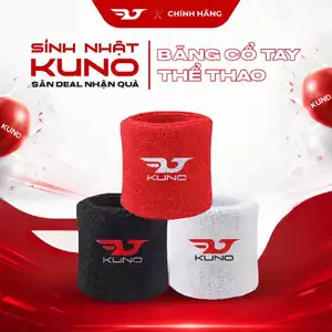Băng Đô Cổ Tay KUNO BDCT001 Mềm Mại Thoáng Khí Thấm Hút Mồ Hôi Tốt