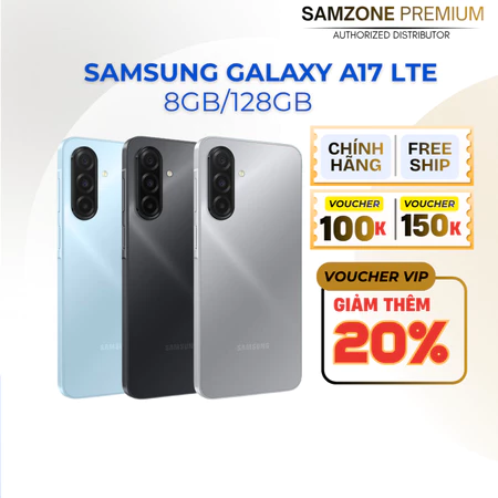 Điện thoại Samsung Galaxy A17 LTE- Hàng SPS - 8GB/128GB - Chính hãng