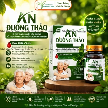Viên Đường Huyết Thìa Canh An Đường Thảo viên uống tiểu đường, giảm mỡ trong máu, cao huyết áp.