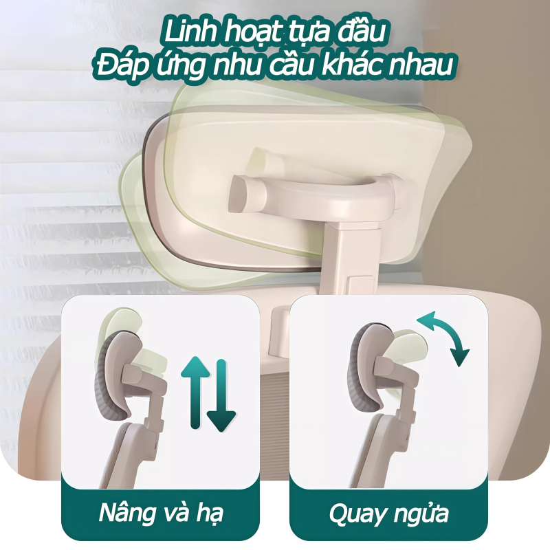 Alove Ghế văn phòng công thái học tựa lưng lưới thoáng khí xoay 360 độ điều chỉnh độ cao tựa đầu | BigBuy360 - bigbuy360.vn