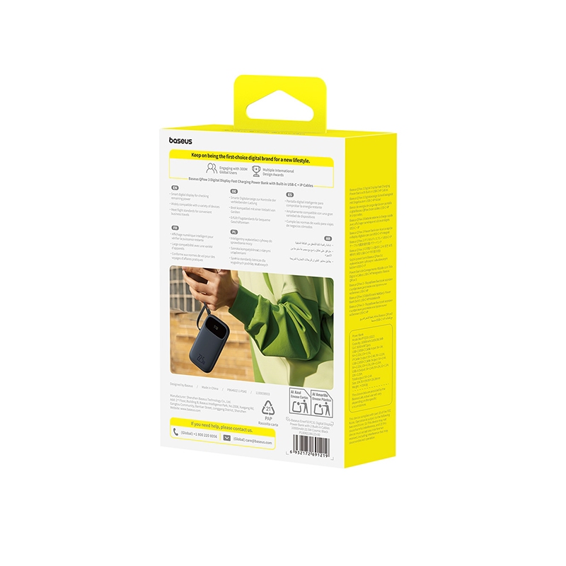 [NEW-CHUẨN CHỨNG NHẬN CCC] Sạc Dự Phòng Baseus EnerFill FC31 Qpow3 10000mAh/20000mAh 22.5W – Sạc Nhanh 4 Cổng Kèm 2 Cáp | BigBuy360 - bigbuy360.vn