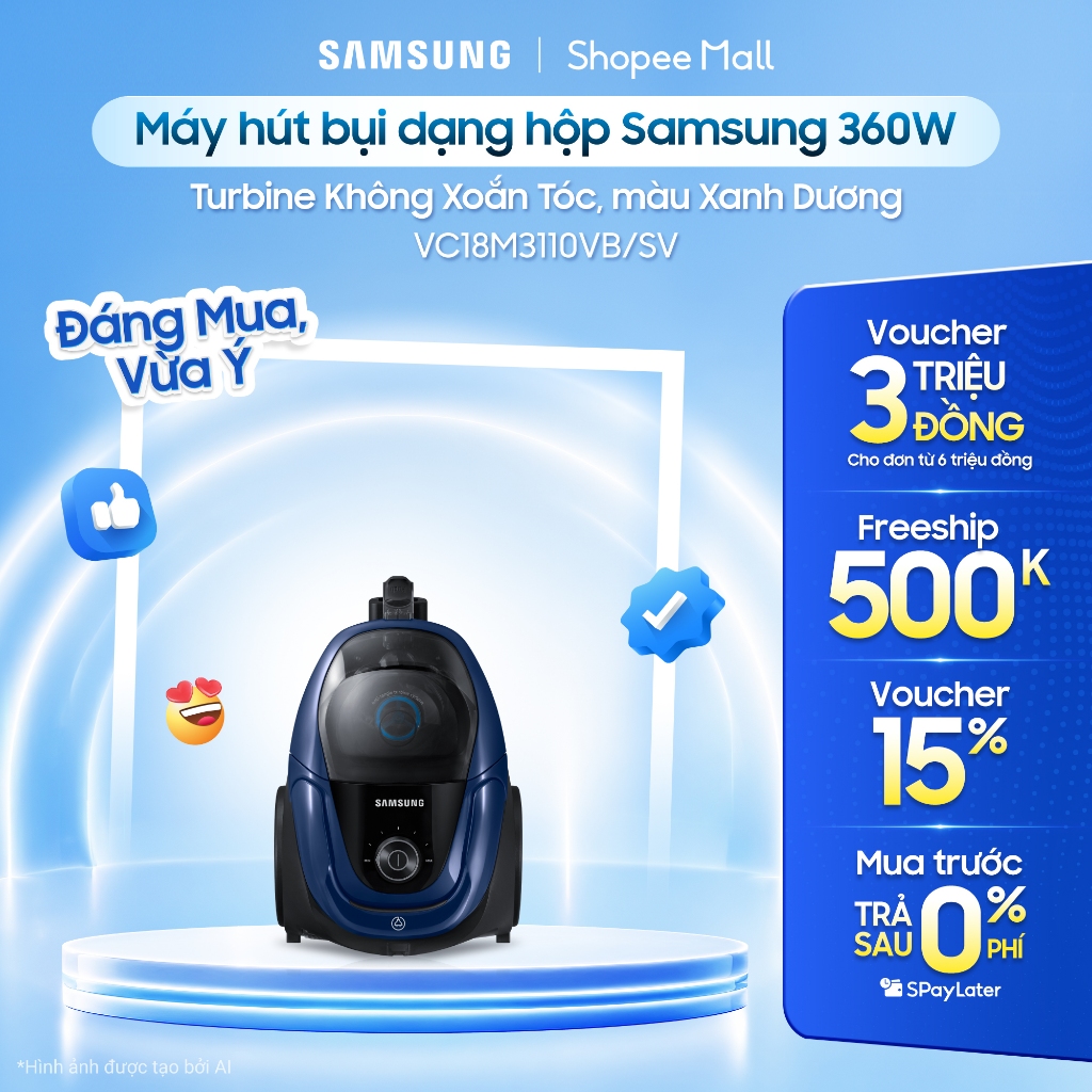 Máy hút bụi Samsung VC18M3110VB/SV