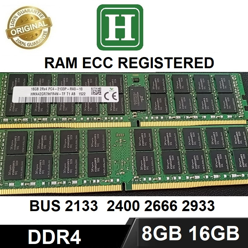 Ram Server DDR4 8GB, 16GB ECC REG bus 2933, 2666, 2400, 2133 tháo máy chính hãng, bảo hành 03 tháng | BigBuy360 - bigbuy360.vn