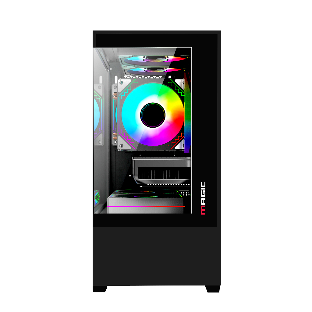 Case giá rẻ - Thùng máy Magic MIX | Micro ATX / Đen - Trắng - Hồng | BigBuy360 - bigbuy360.vn
