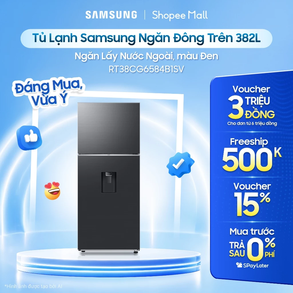Tủ lạnh Samsung màu đen