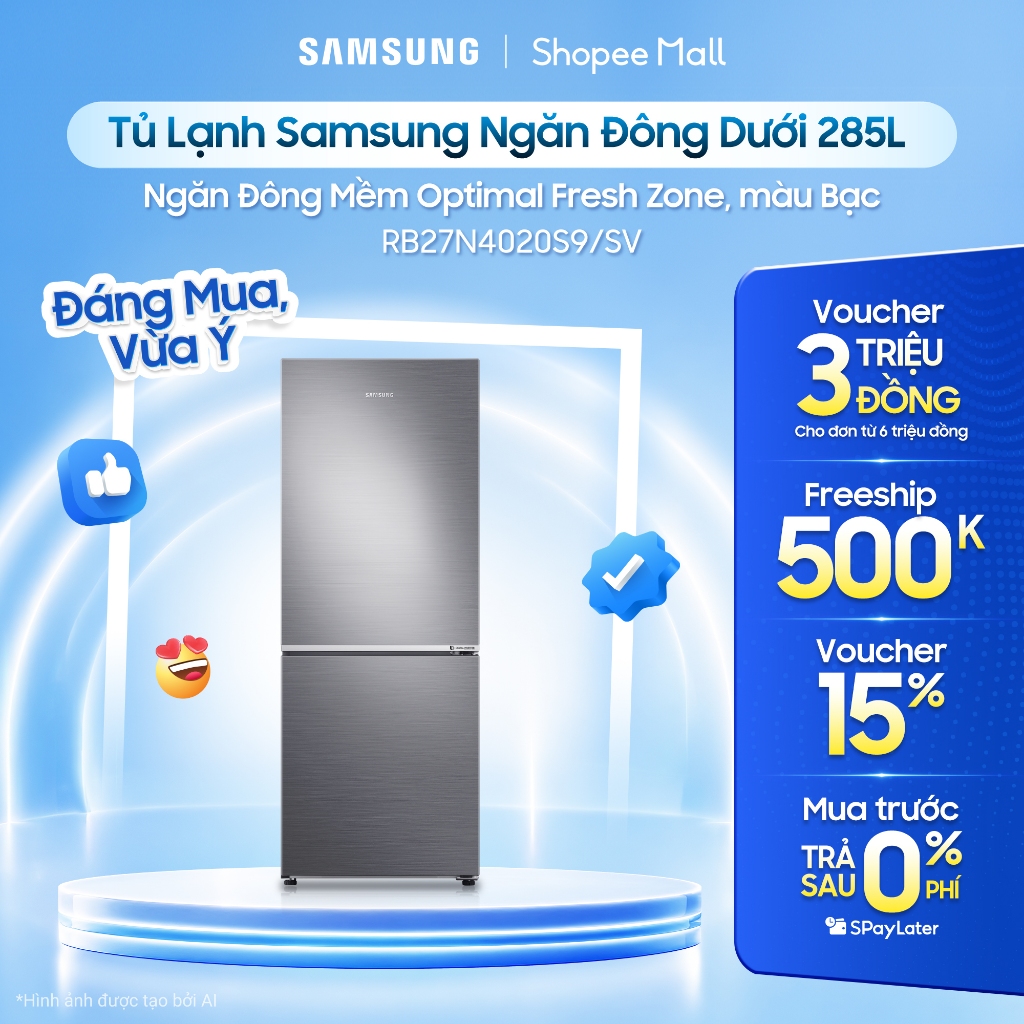 Tủ lạnh Samsung RB27N4020S9/SV