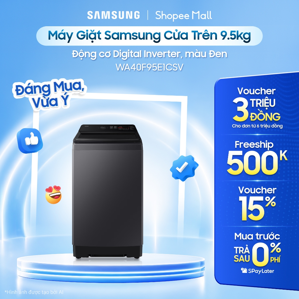 Máy giặt Samsung cửa trên 9.5kg