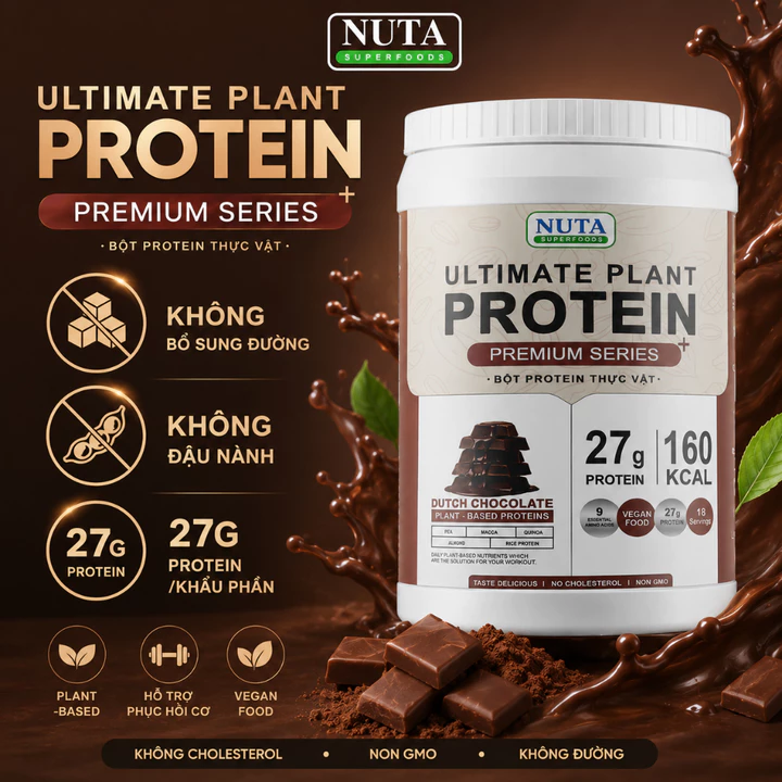 Bột Protein Thực Vật Ultimate Protein Hộp 800g – 3