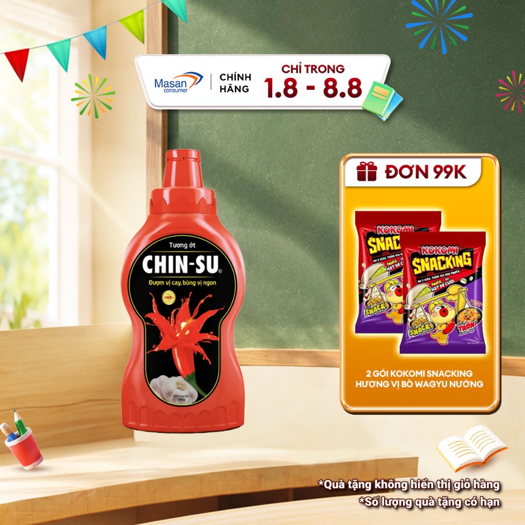 (Chọn Loại) Tương Ớt CHIN-SU (Bao bì có thể thay đổi theo đợt nhập hàng)