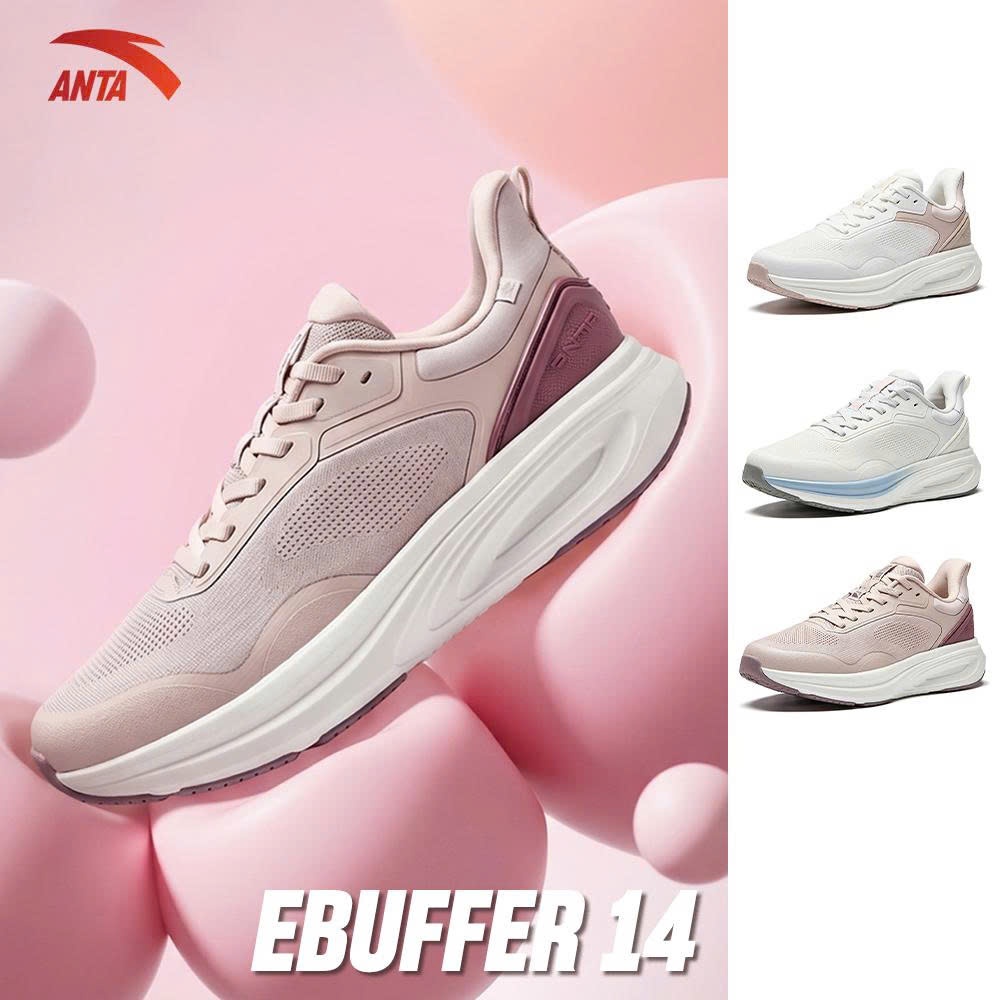 ANTA Giày Tập Thể Thao Nữ EBUFFER 14 Đế Mềm, Đàn Hồi Tốt 1226A7711 tập gym/ đi bộ
