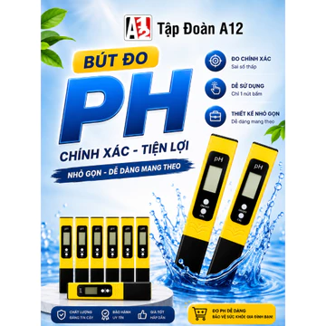 Bút đo PH ( đã hiệu chỉnh) đo nước bể cá, đo ao nuôi tôm cá, đo nước sạch