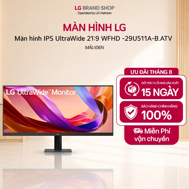 [Chỉ giao miền Nam/Bắc] 29U511A-B.ATV -Màn hình gaming IPS UltraWide 21:9 WFHD (2560x1080) 29inch | BigBuy360 - bigbuy360.vn