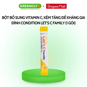 Gói lẻ Bột Uống Bổ Sung Vitamin C cho cả gia đinh KOLMAR CONDITION LET’S C FAMILY