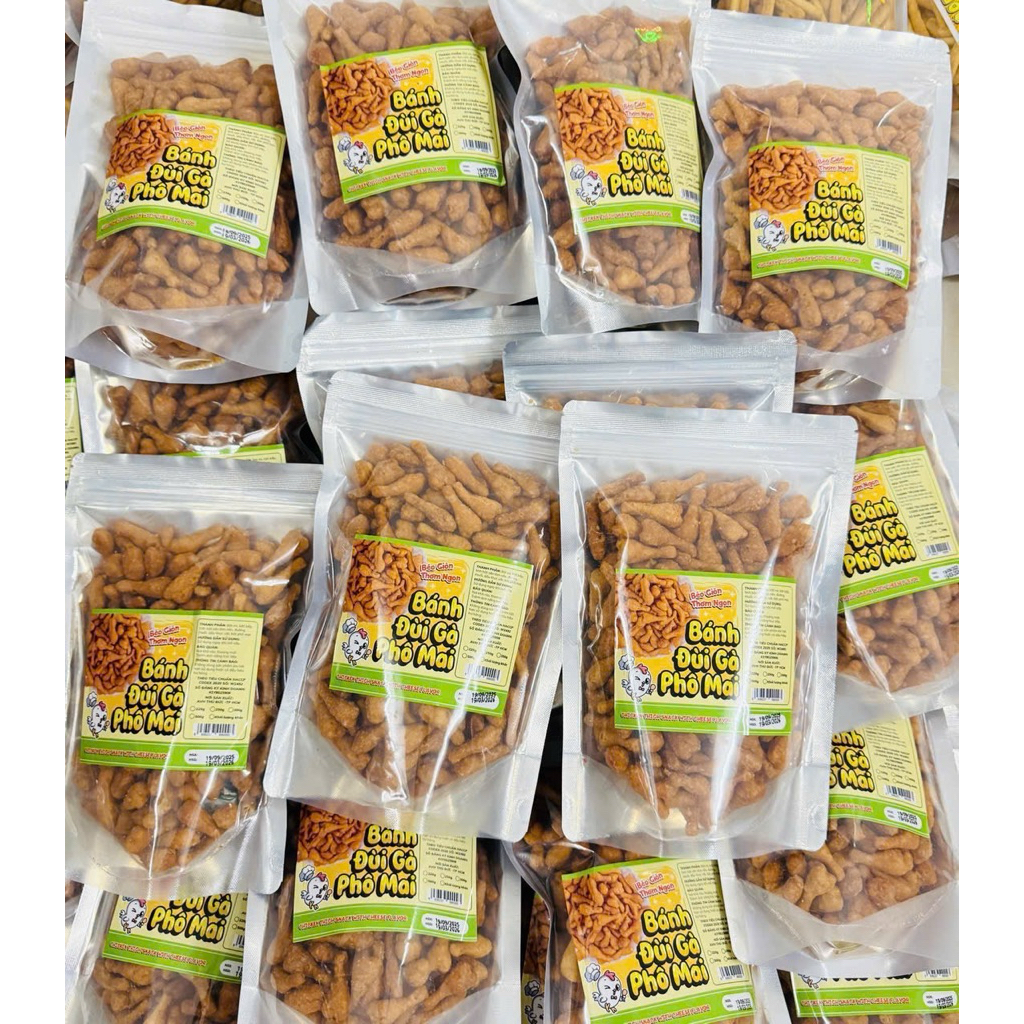 Bánh Phô Mai Đùi Gà Cay Giòn Rụm Thơm Béo Túi Zip 300gr & 500gr | BigBuy360 - bigbuy360.vn