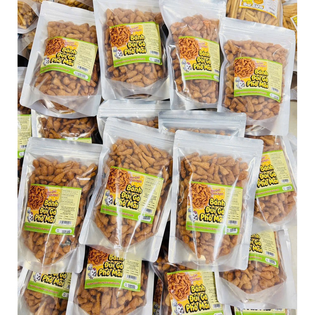 Bánh Phô Mai Đùi Gà Cay Giòn Rụm Thơm Béo Túi Zip 300gr & 500gr | BigBuy360 - bigbuy360.vn