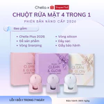 Chuột Rửa Mặt Chella 4 trong 1 hỗ trợ Tẩy Trang, Nâng Cơ, Máy Đẩy Tinh Chất, Máy Rửa Mặt - Bảo Hành 1 Năm CHELLA.MAKEUP — ảnh 2