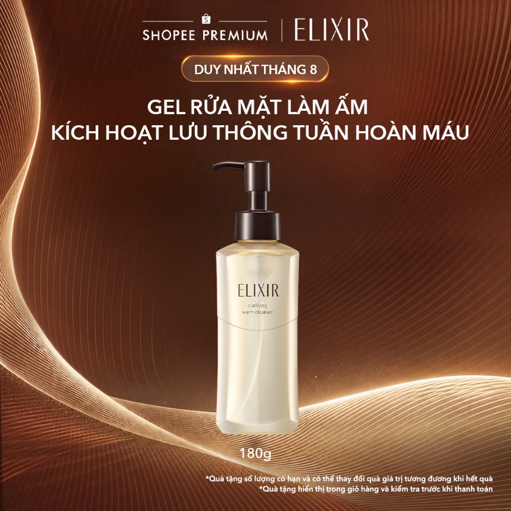 (KOL_1) Gel rửa mặt sạch sâu, dưỡng ẩm Elixir Clarifying Warm Cleanser 180g