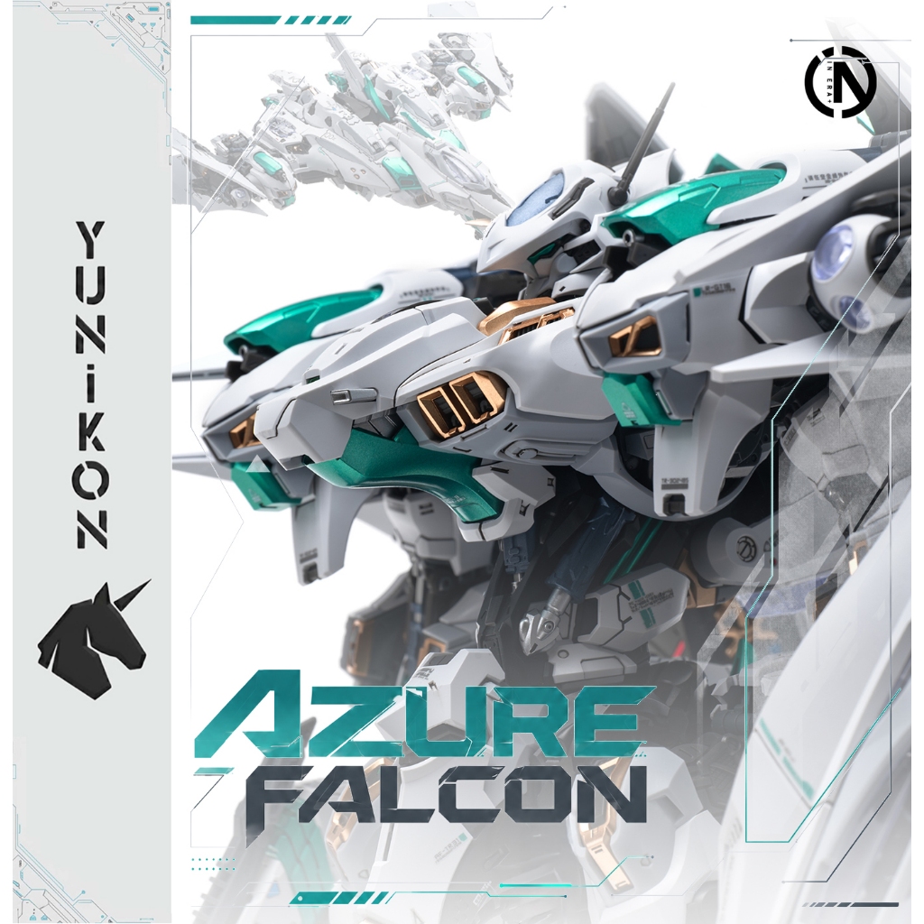 Mô hình lắp ráp 1/100 AZURE FALCON - INERA+ (Tặng base, decal nước)