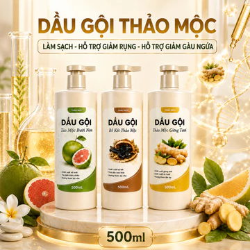 Dầu Gội bồ kết hỗ trợ mọc tóc giảm rụng giảm ngứa kiềm dầu size dầu gội cho spa chai to 1 lít/500ml