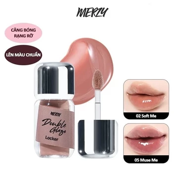Son Bóng Merzy Khóa Màu 2 Lớp Double Glaze Locker 3.8g
