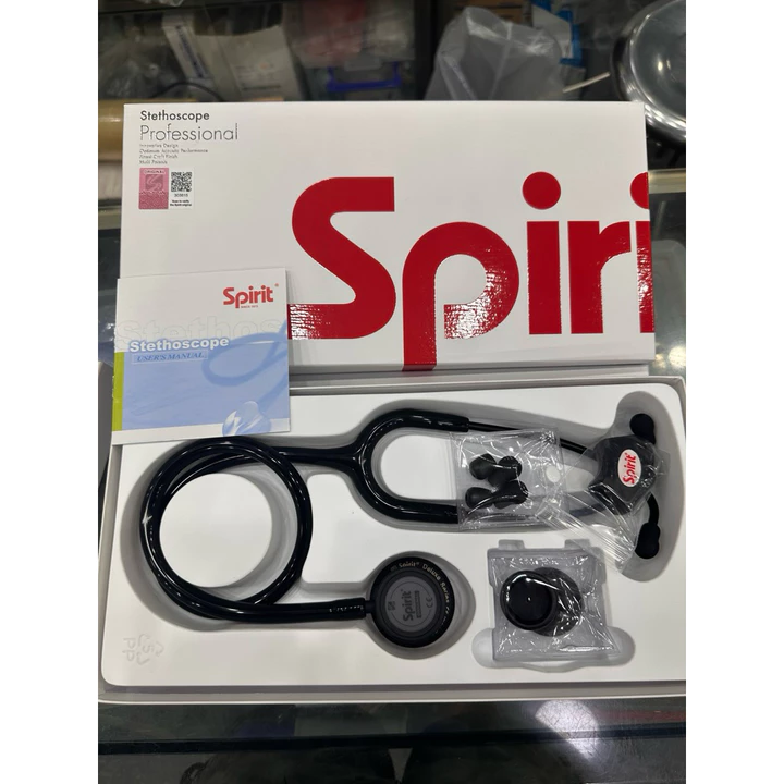 Ống nghe bác sĩ Spirit CK-S601PF - Ống nghe 2 mặt cao cấp chính hãng, đầy đủ phụ kiện