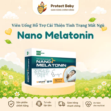 NANO MELATONIN (Vỉ 30 viên) - Nano Melatonin tinh chất