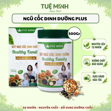 Bột ngũ cốc Tuệ Minh, ngũ cốc dinh dưỡng PLUS chính hãng hộp 500g