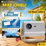 [MỚI 2026] Máy Chiếu Beecube X2 Max Gen 6 Android TV 14 Mới Nhất, Netflix Full HD, Độ Sáng 650 ANSI, Bluedot LED Mới — ảnh 1