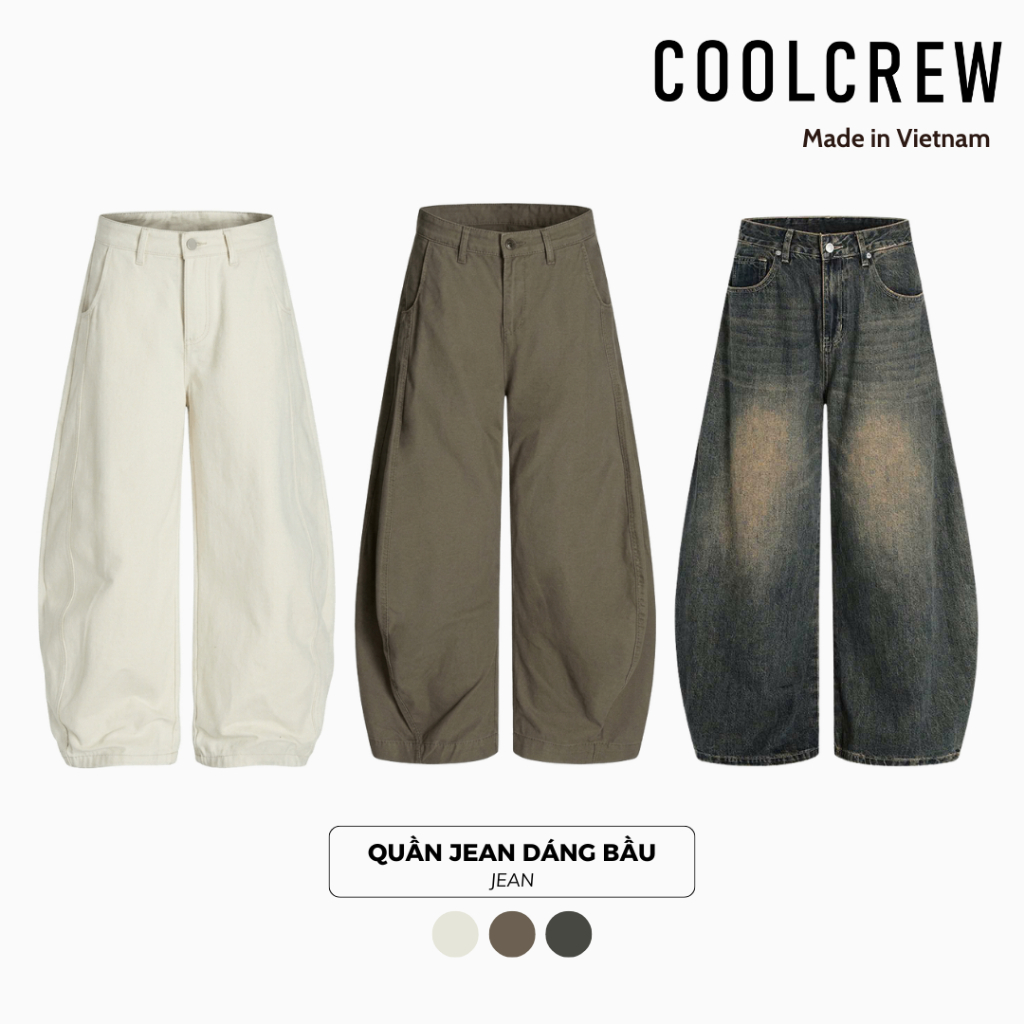 Quần Jean 𝐂𝐎𝐎𝐋𝐂𝐑𝐄𝐖 Dáng Bầu Nâu Coffee – Basic, Cá Tính, Thời Thượng QTD062 | BigBuy360 - bigbuy360.vn