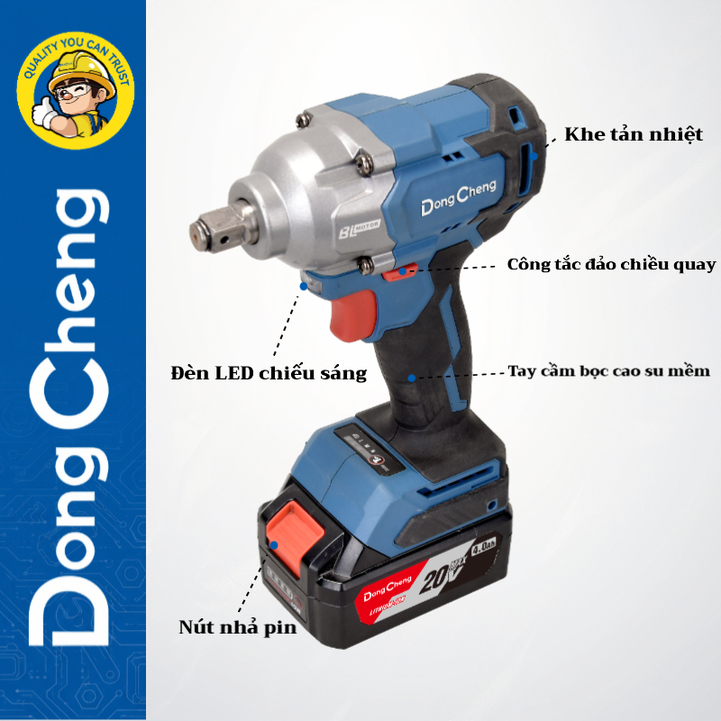 Máy Bắt Ốc Dùng Pin DongCheng DCPB488 Động Cơ Không Chổi Than Chính Hãng | BigBuy360 - bigbuy360.vn