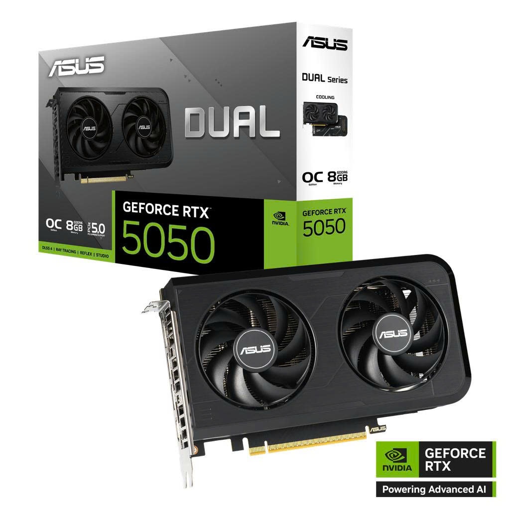 VGA ASUS Dual GeForce RTX™ 5050 8GB GDDR6 FULLVAT chính hãng | BigBuy360 - bigbuy360.vn