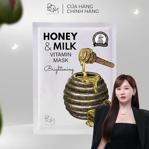 Mặt Nạ Làm Sáng Da B.O.M Honey & Milk Brightening Vitamin Mask 25g