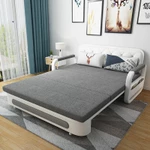 Sofa giường thông minh khung thép sơn tĩnh điện, Ghế Sofa giường gấp gọn đa năng có ngăn chứa đồ hàng nhập nguyên kiện — ảnh 1