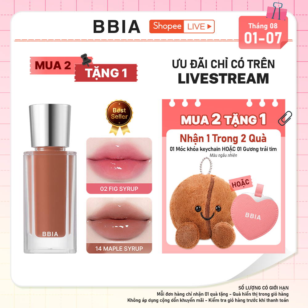 Son bóng mượt mà, không bết dính BBIA Over Glaze 4.5g