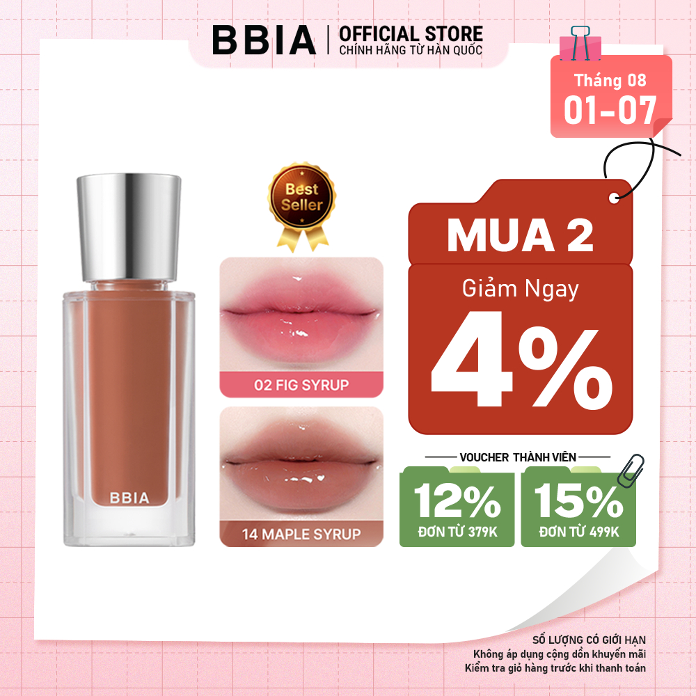 Son bóng mượt mà BBIA Over Glaze 4.5g