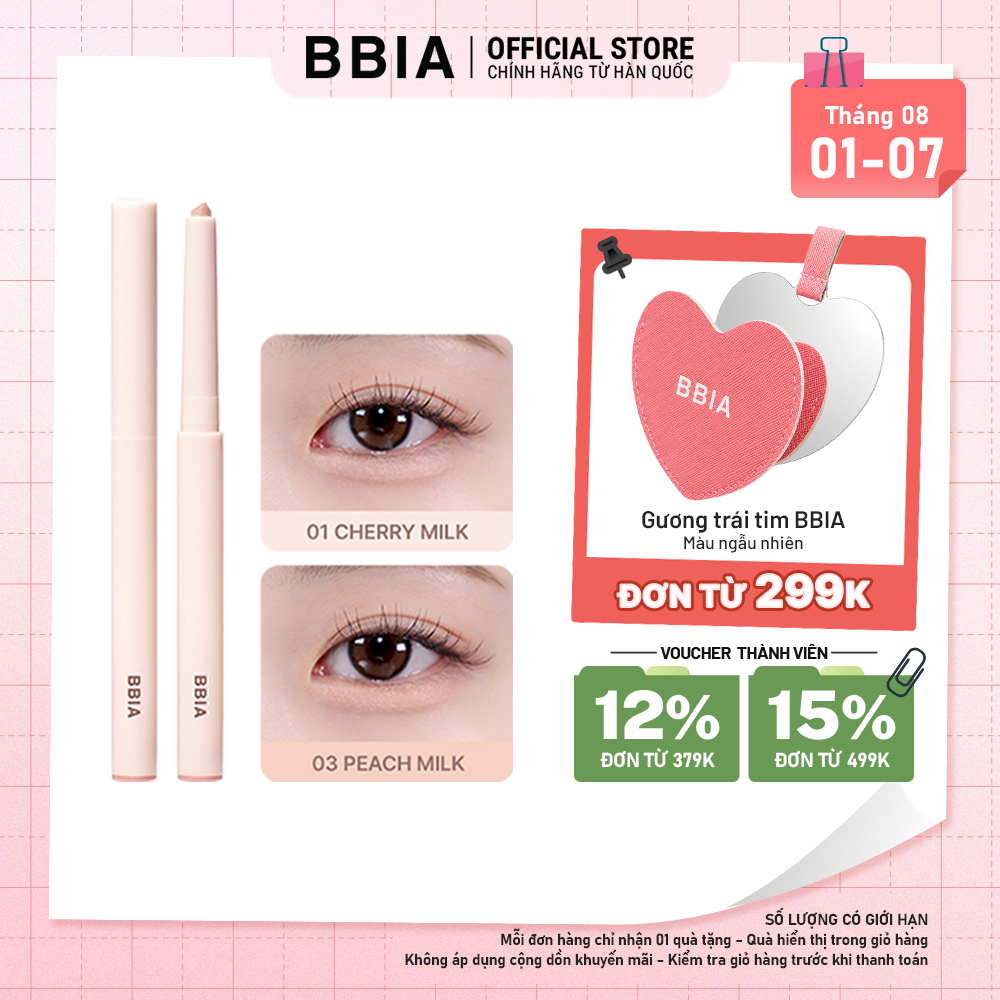 Chì kẻ bọng mắt mềm mượt, không lem trôi BBIA Last Powder Pencil 0.8g