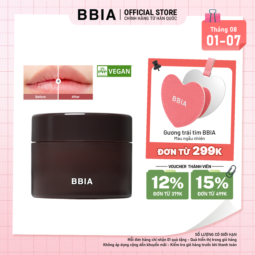 Son dưỡng dạng sáp dưỡng mềm môi BBIA Lip Oil Balm 10g