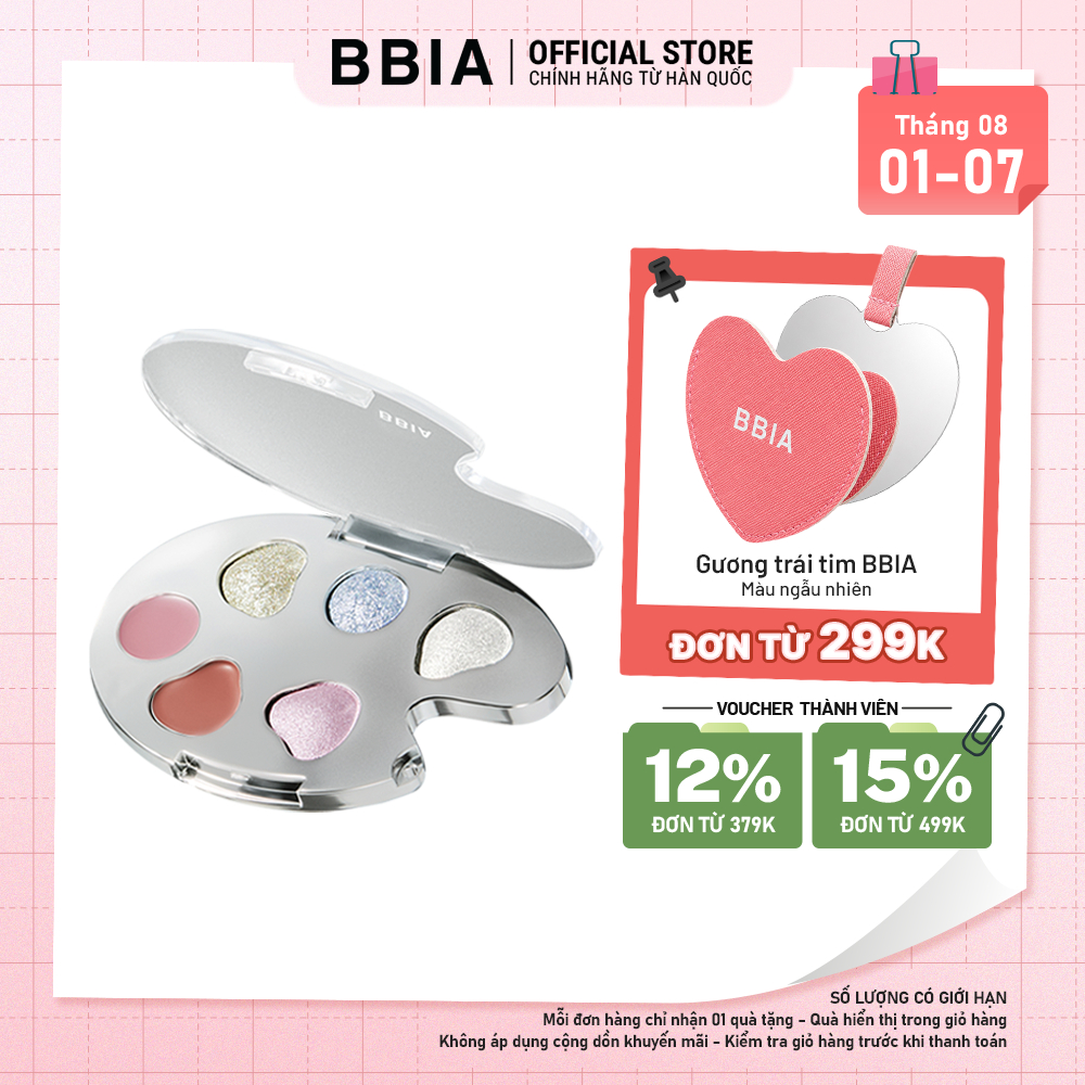 Bảng màu mắt – má – môi 3 trong 1 BBIA Last Eye Palette 5g