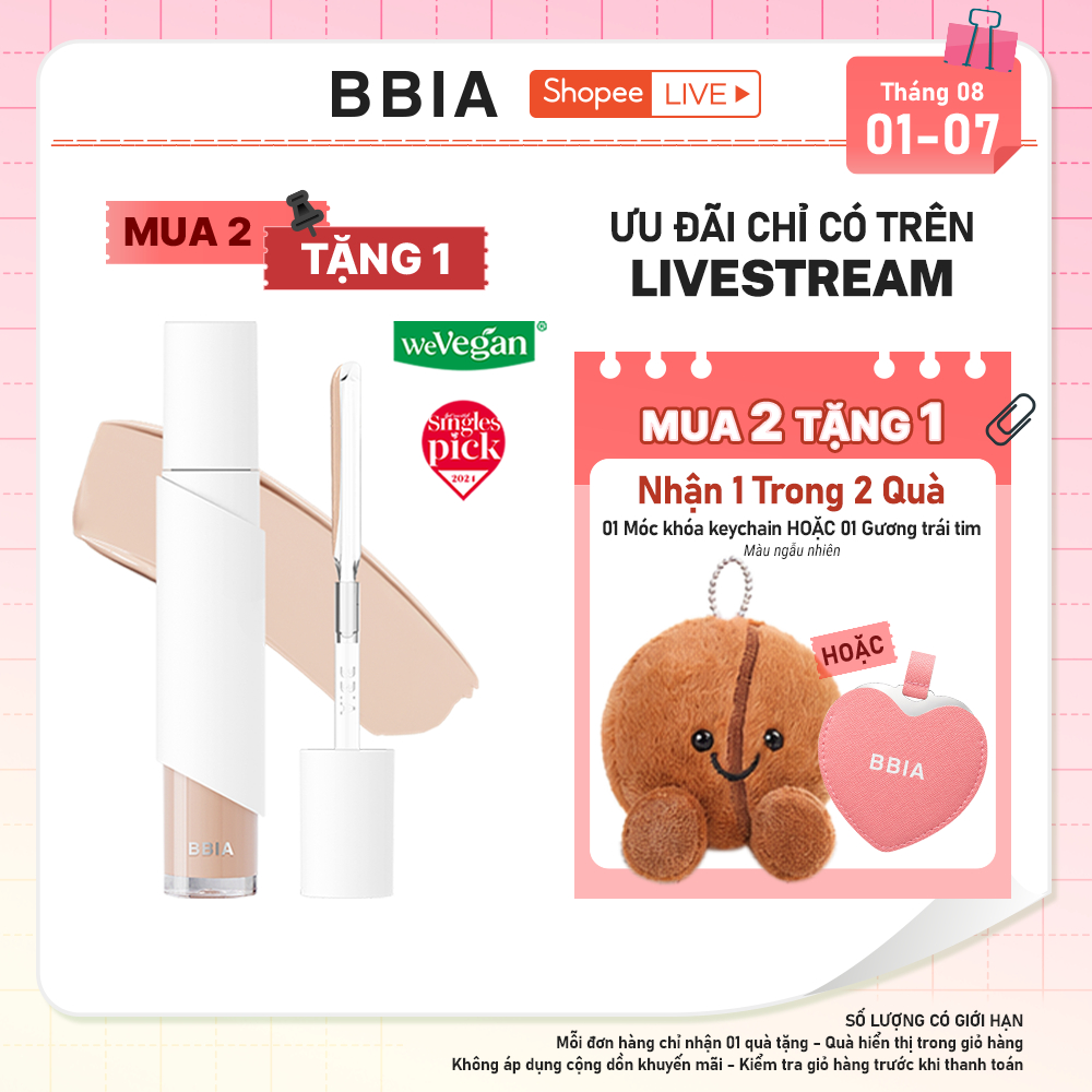 Kem che khuyết điểm BBIA Eau Stay Concealer 8,5g