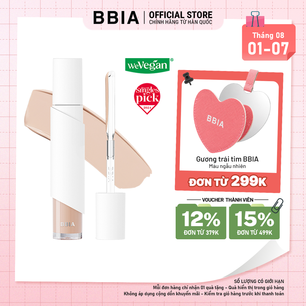 Kem che khuyết điểm BBIA Eau Stay Concealer Eau Edition 8.5g