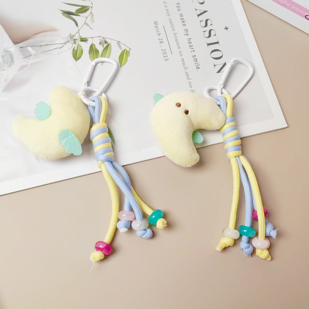 Móc khóa dây chuyền búp bê mặt trăng dễ thương, mặt dây chuyền nút thắt mặt trăng nhỏ dễ thương, móc khóa búp bê sinh nh