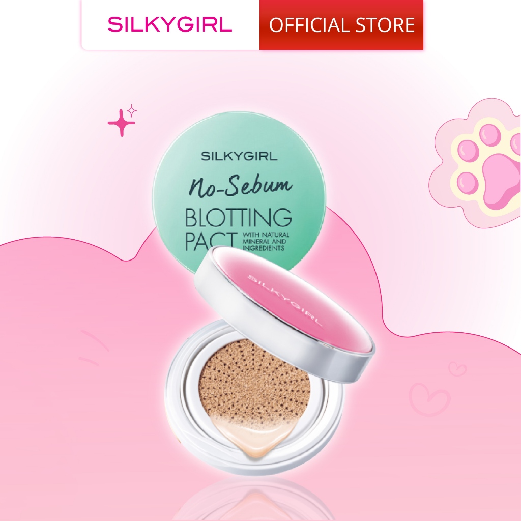 Combo Phấn nước chống nắng Serum Cushion SPF50+ PA+++ và phấn phủ kiềm dầu dạng nén No-sebum Blotting Pact