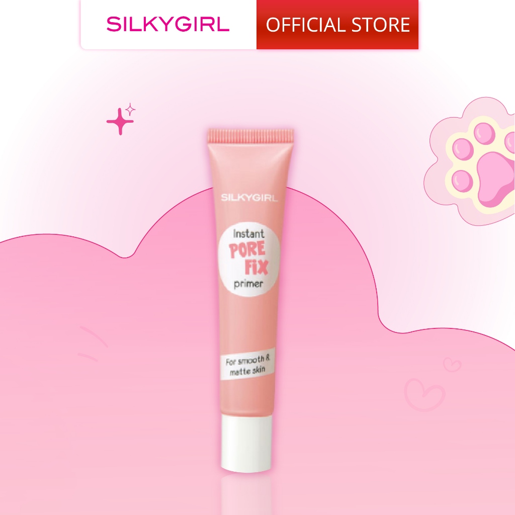 Kem Lót Silkygirl Instant Pore Fix Primer Che Lỗ Chân Lông 15ml .#01 Natural