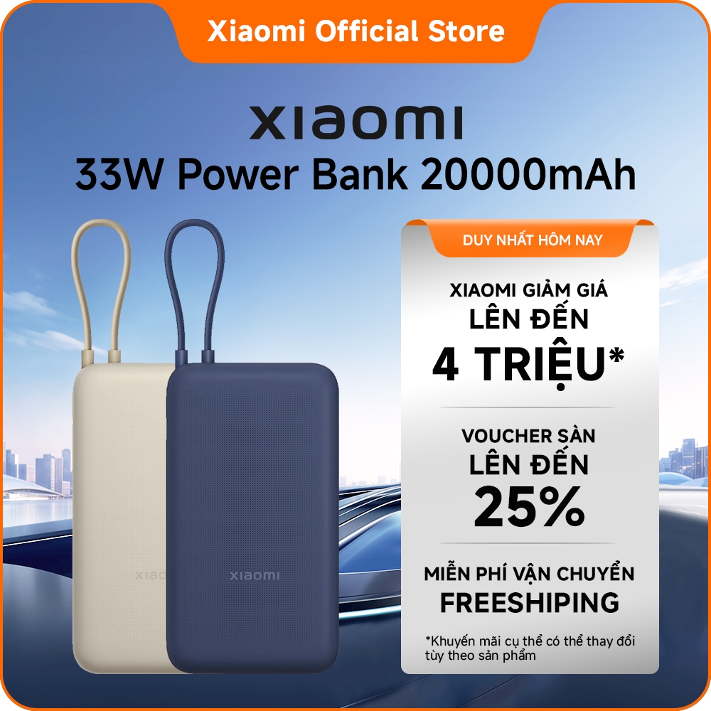 Pin sạc dự phòng Xiaomi Power Bank 20000mAh 33W
