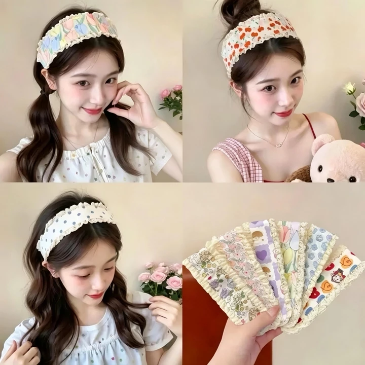 3 cái Kẹp tóc mái hoa nhỏ ngọt ngào, hàng mới năm 2026; băng đô dán Velcro cho bé gái