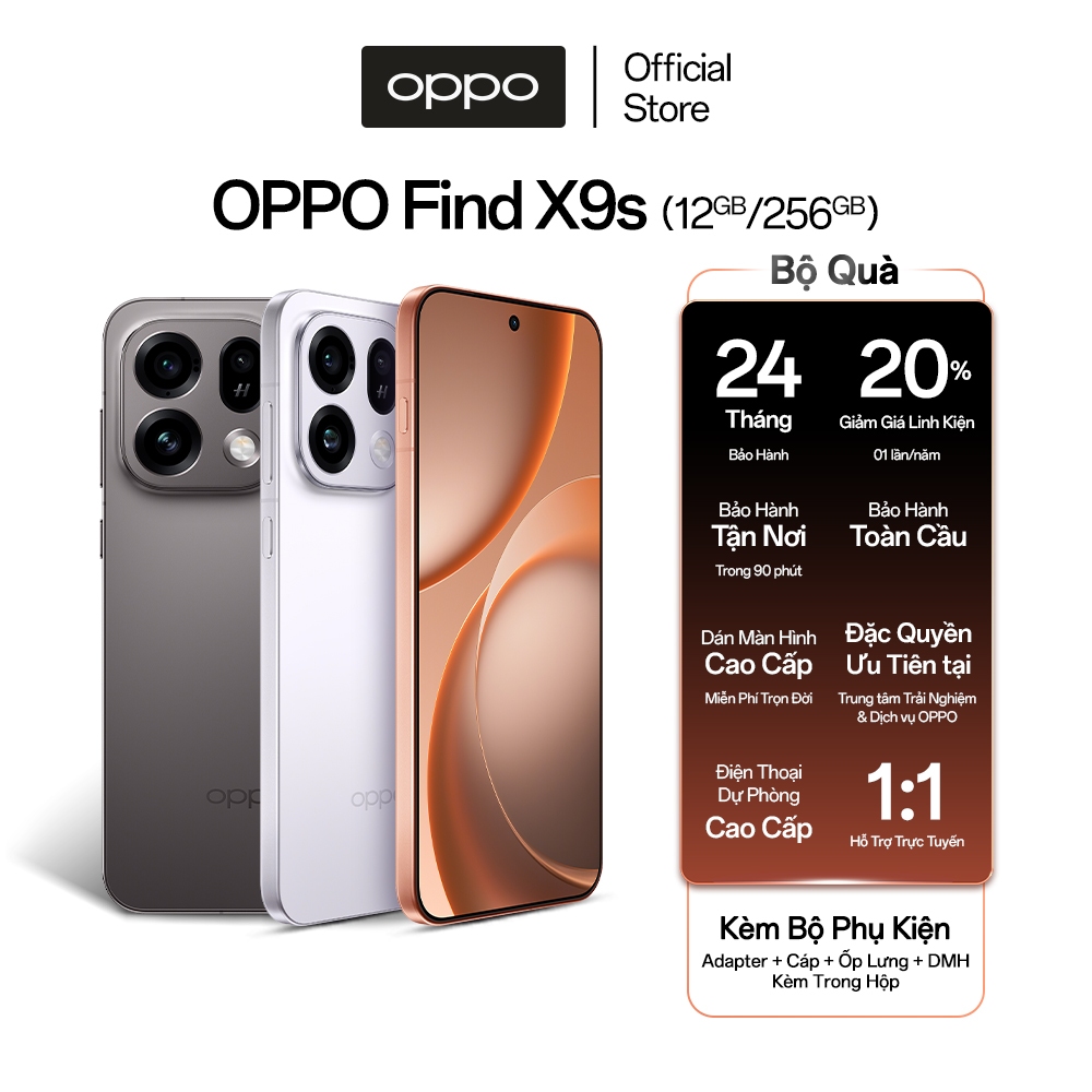 Điện thoại OPPO FIND X9s 12GB/256GB – Hàng chính hãng