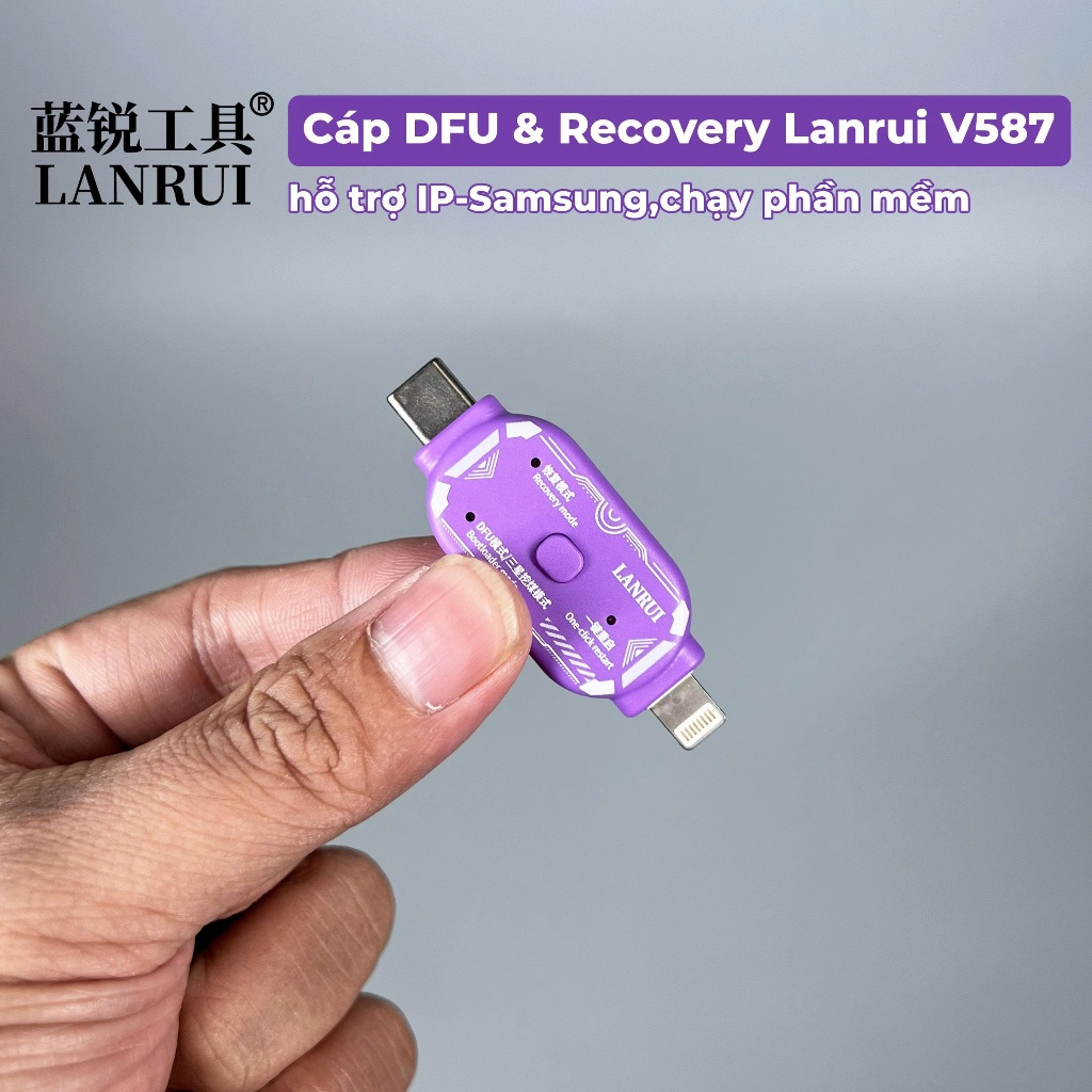 Cáp DFU & Recovery Lanrui V587 hỗ trợ iP-SS, chạy phần mềm | BigBuy360 - bigbuy360.vn