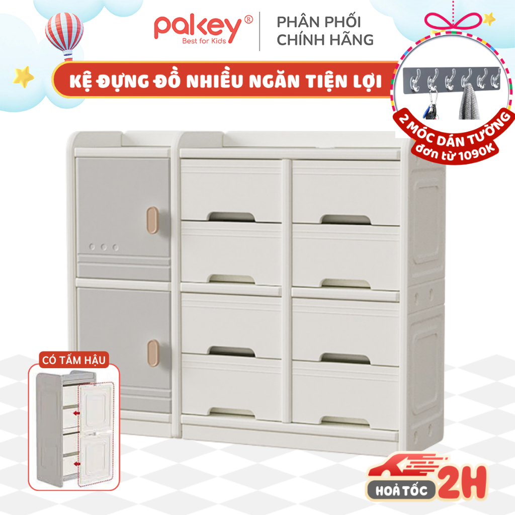 [CÓ TẤM HẬU] Tủ Đựng Đồ Cho Bé Mẫu Mới 2026, Kệ Tủ Đa Năng Cao Cấp Dày Dăn Nhựa Nguyên Sinh An Toàn, Bảo Hành 1 Năm